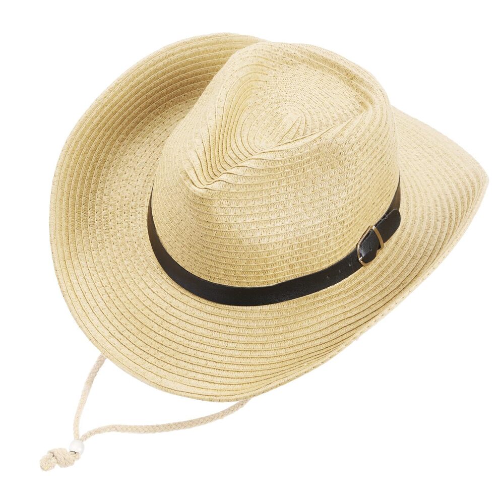 1850 Unisex Straw Cowboy Hats for Boys and Girls Western Beach Cowboy Sun